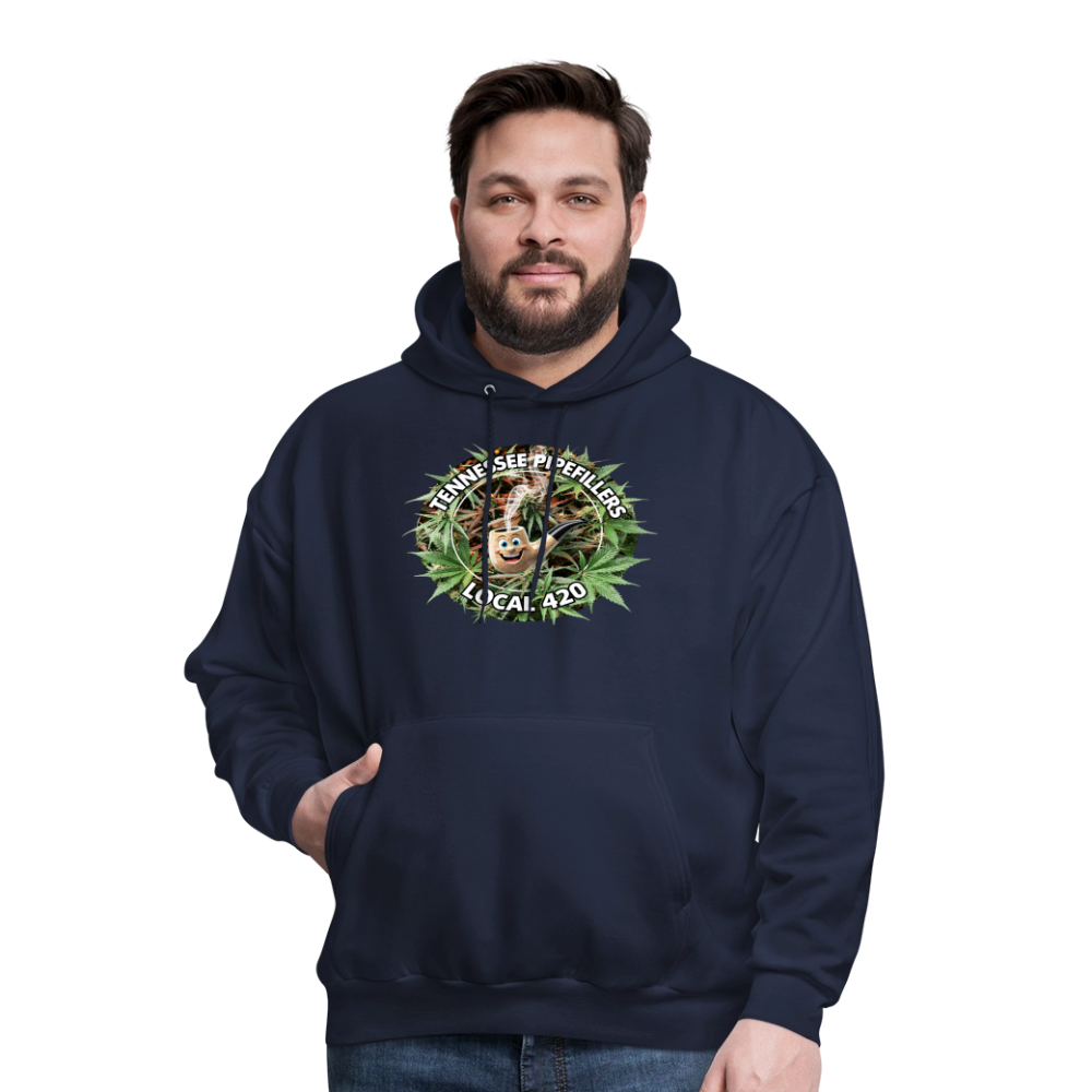 TENNESSEE PIPEFILLERS LOCAL 420 Men's  Hoodie - navy