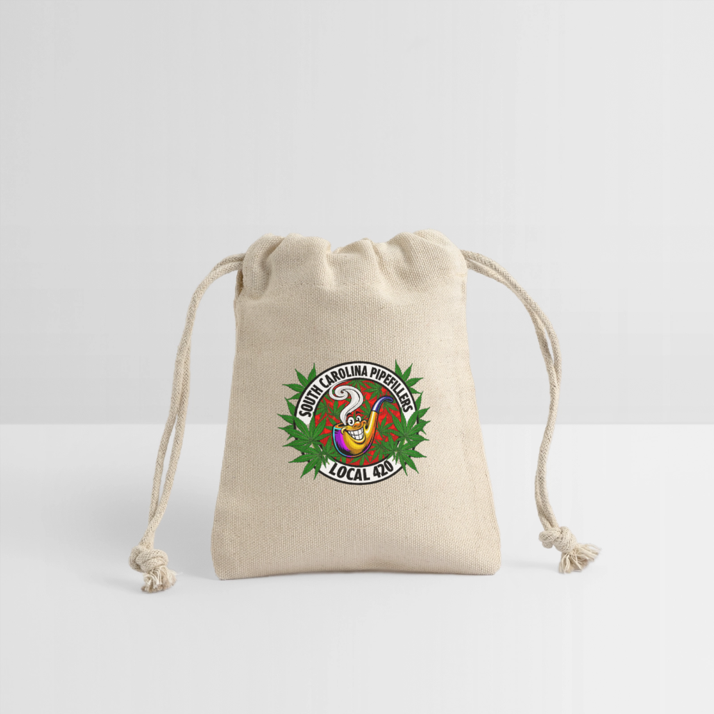 SOUTH CAROLINA PIPEFILLERS LOCAL 420 Reusable Gift Bag - Natural