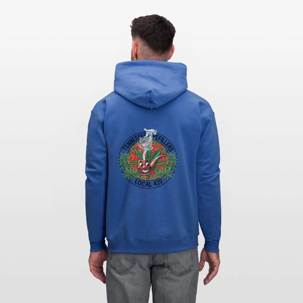 TENNESSEE PIPEFILLERS LOCAL 420 Men's Hoodie - royal blue