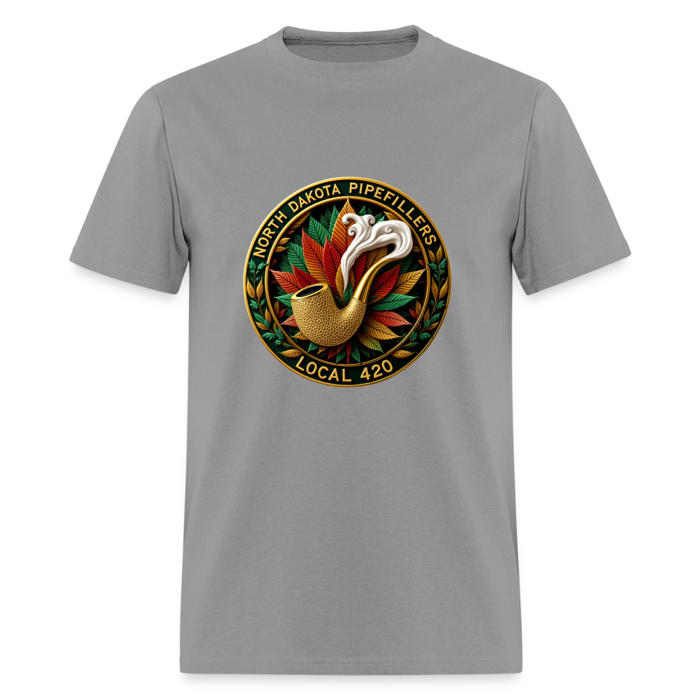 NORTH DAKOTA PIPEFILLERS LOCAL 420 Men's Tee shirt - rock