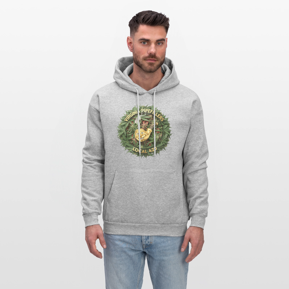 VIRGINIA PIPEFILLERS LOCAL 420 Men's Hoodie - heather gray