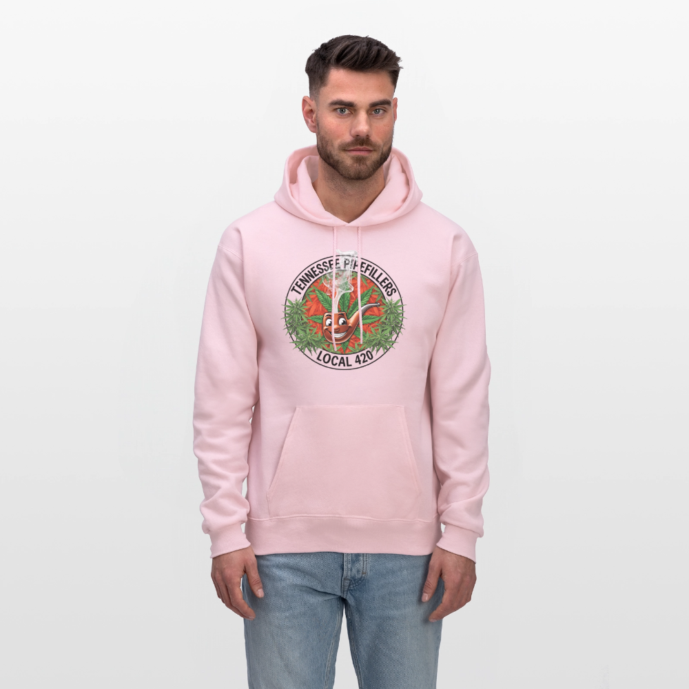 TENNESSEE PIPEFILLERS LOCAL 420 Men's Hoodie - pale pink