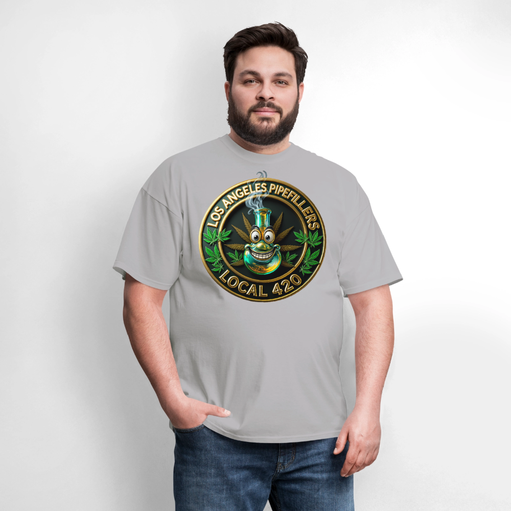 LOS ANGLES PIPEFILLERS LOCAL 420 Men's T-Shirt - rock