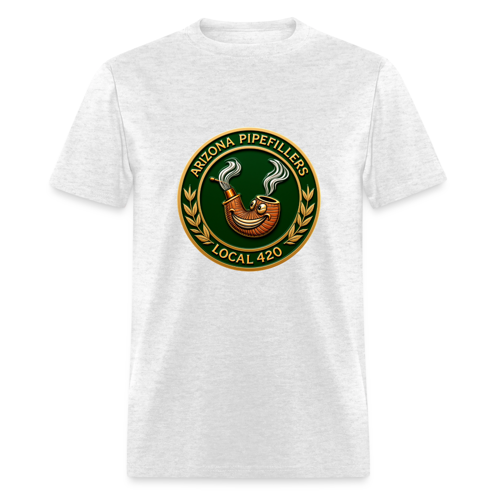 ARIZONIA PIPEFILLERS LOCAL 420 F/B DESIGN Men's T-Shirt - light heather gray