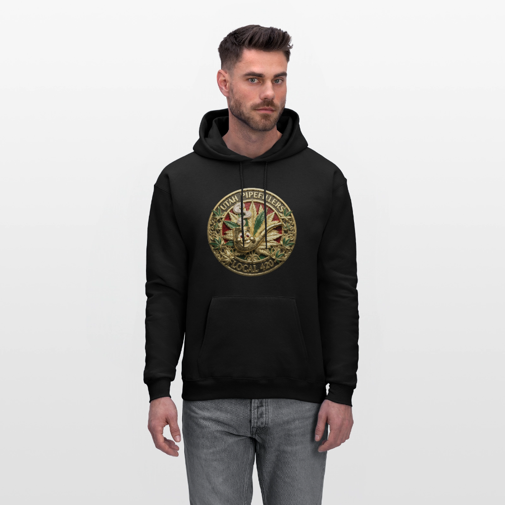 UTAH PIPEFILLERS LOCAL 420 F/B DESIGN Men's Hoodie - black