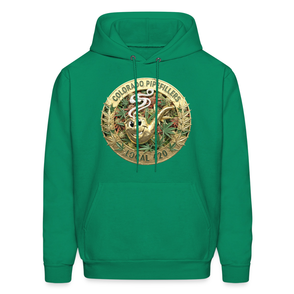 COLORADO PIPEFILLERS LOCAL 420 Men's Hoodie - kelly green