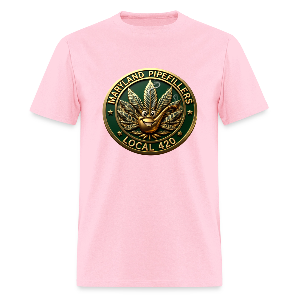 MARYLAND PIPEFILLERS LOCAL 420 Men's T-Shirt - pink