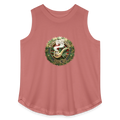 WYOMING PIPEFILLERS LOCAL 420 Women's Curvy Relaxed Tank Top - mauve