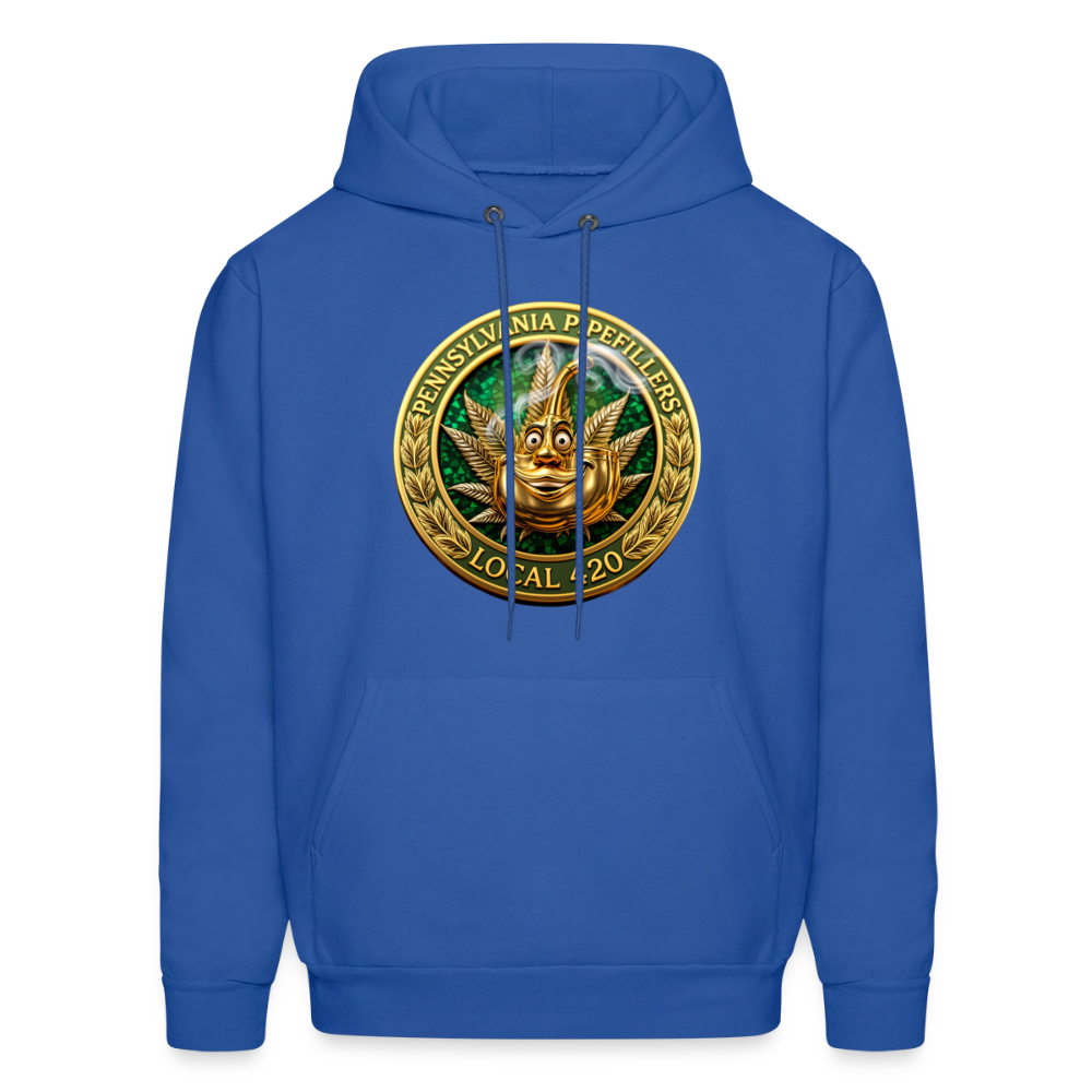 PENNSYLVANIA  PIPEFILLERS LOCAL 420 Men's Hoodie - royal blue