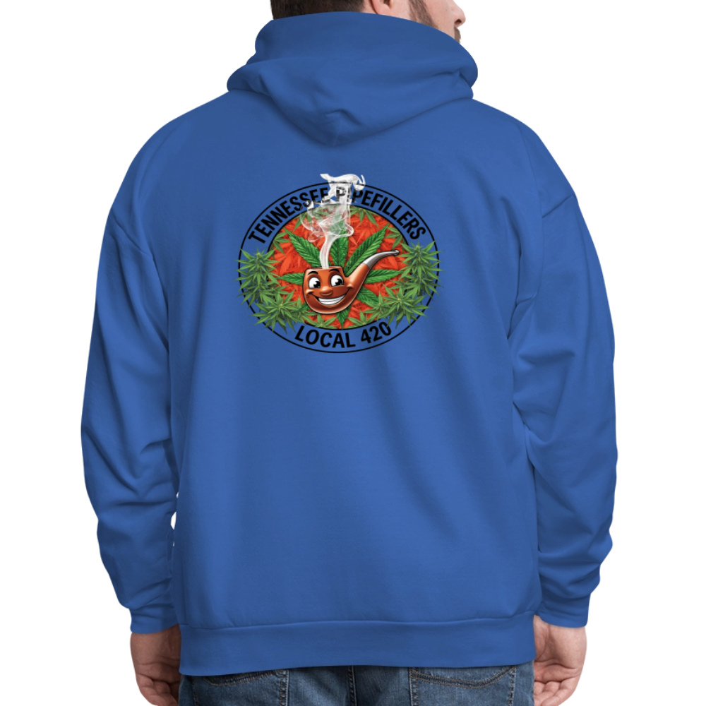 TENNESSEE PIPEFILLERS LOCAL 420 Men's Hoodie - royal blue
