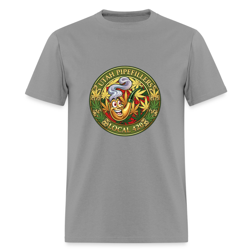 UTAH PIPEFILLERS LOCAL 420 Men's T-Shirt - rock