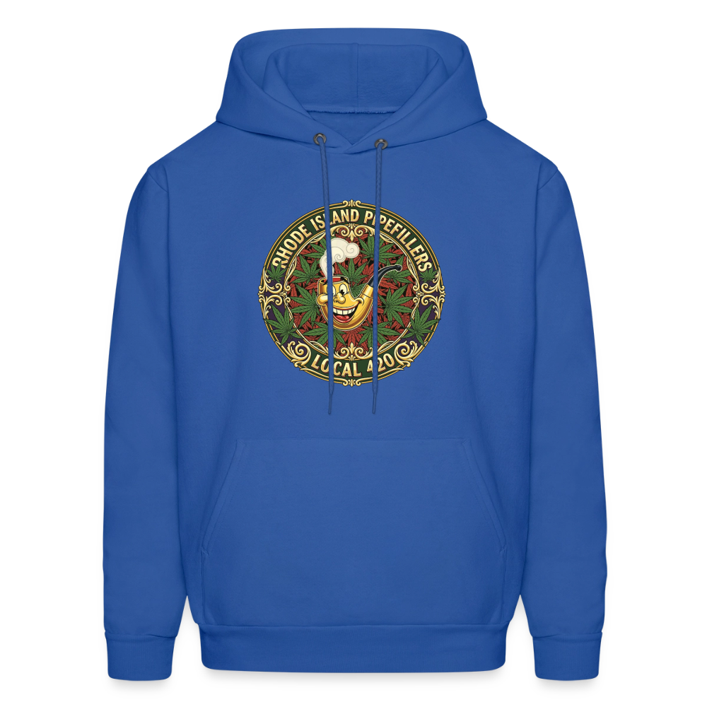 TEXAS PIPEFILLERS LOCAL 420 Men's Hoodie - royal blue