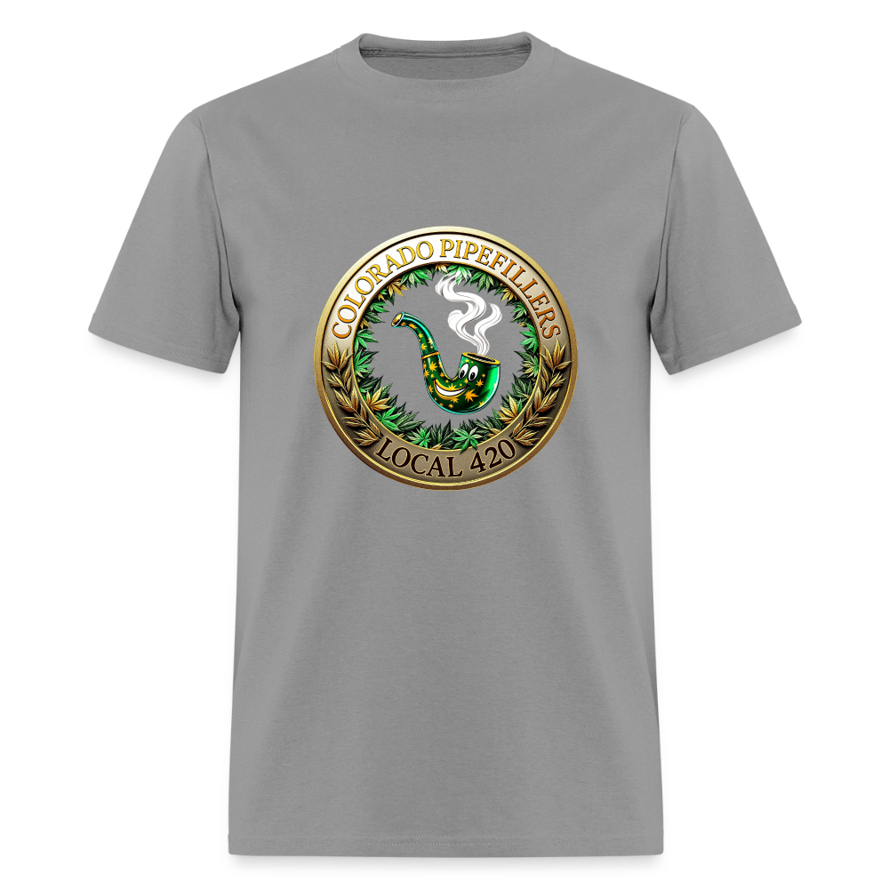 COLORADO PIPEFILLERS LOCAL 420  Men's T-Shirt - rock