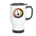 NEW YORK PIPEFILLERS LOCAL 420 14oz Stainless Steel Travel Mug - white