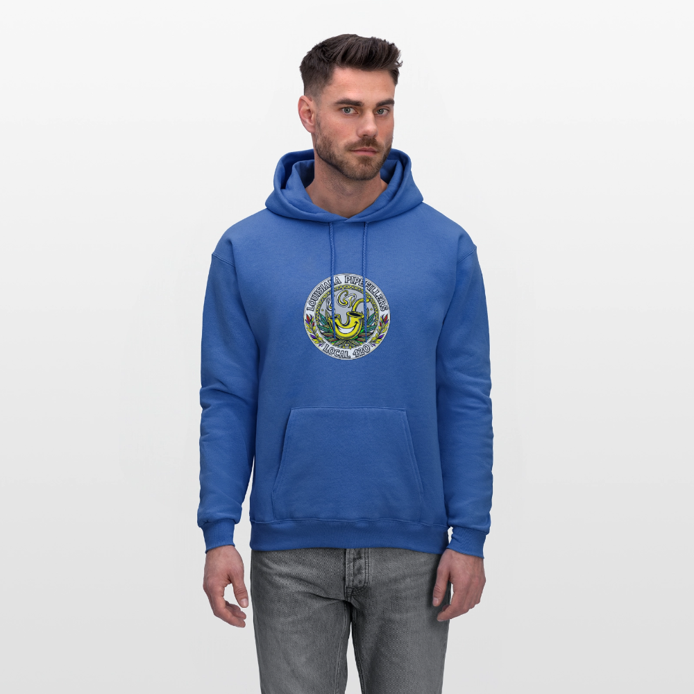 LOUISIANA PIPEFILLERS LOCAL 420 Men's Hoodie - royal blue