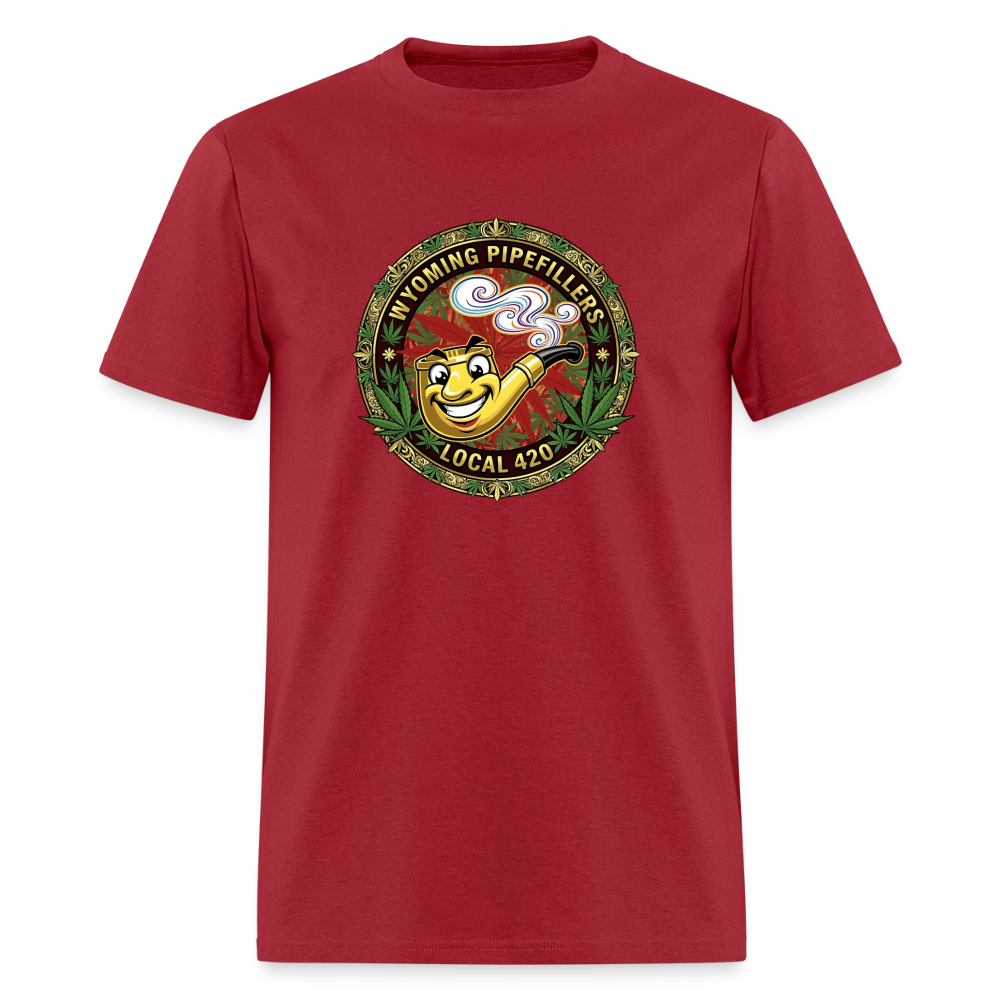 WYOMING PIPEFILLERS LOCAL 420 Men's T-Shirt - true red