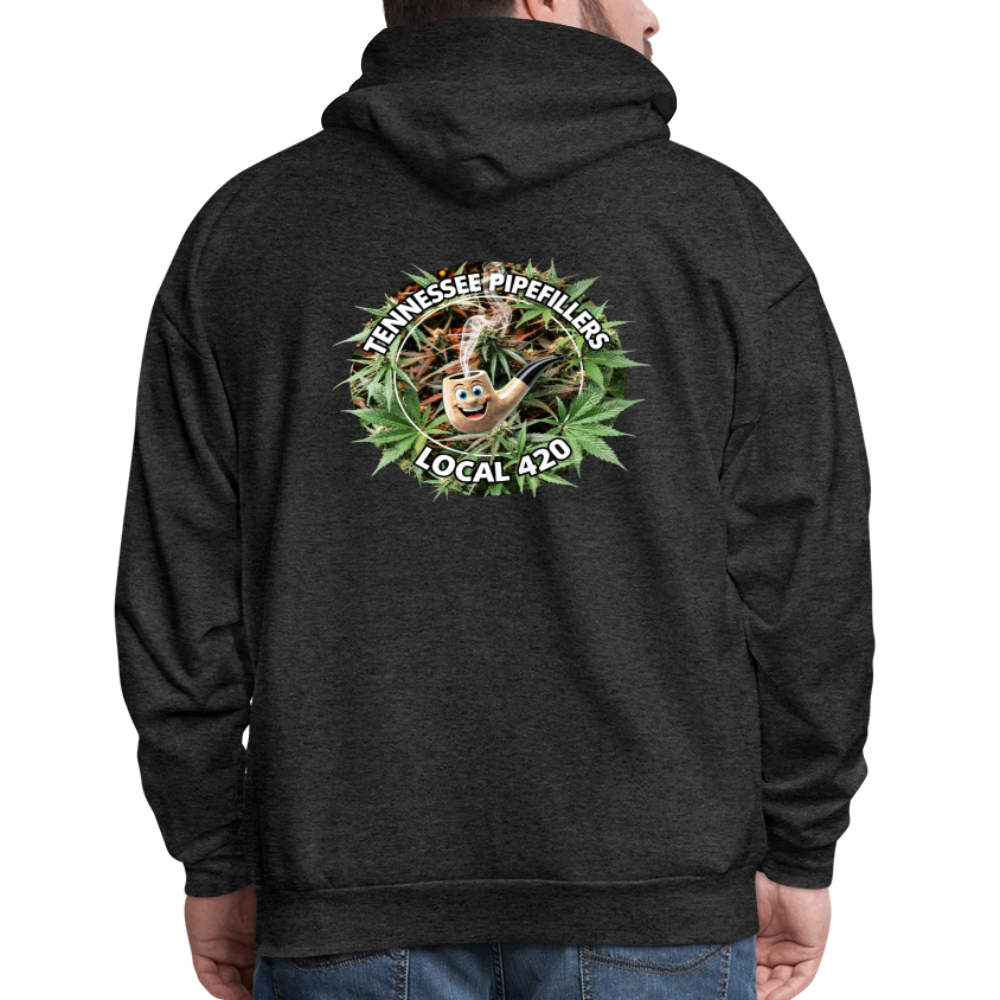 TENNESSEE PIPEFILLERS LOCAL 420 F/B DESIGN Men's  Hoodie - charcoal grey
