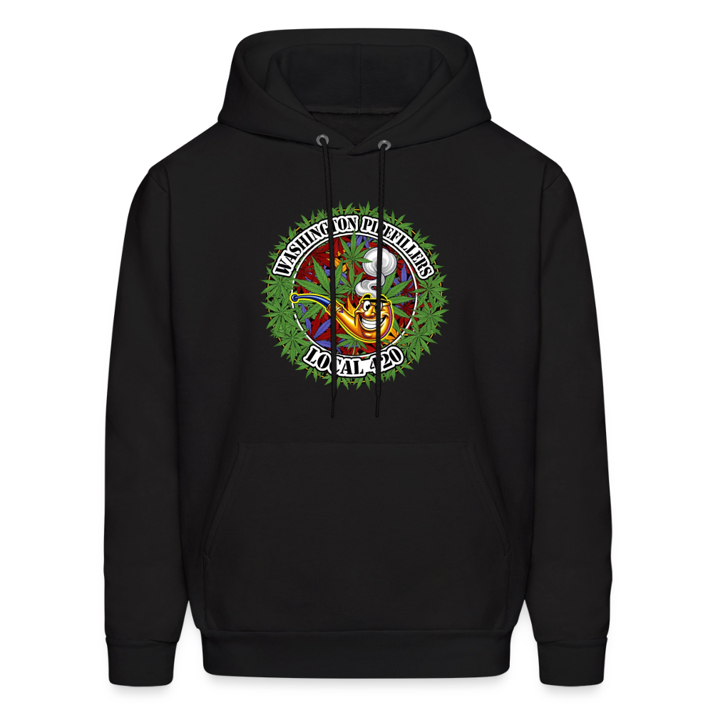 WASHINGTON PIPEFILLERS LOCAL 420 Men's Hoodie - black