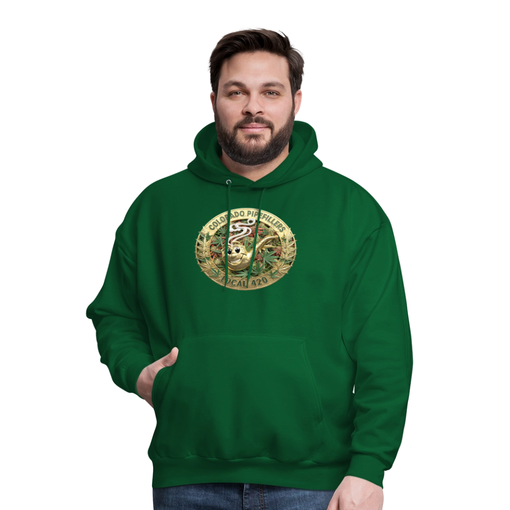 COLORADO PIPEFILLERS LOCAL 420 Men's Hoodie - forest green