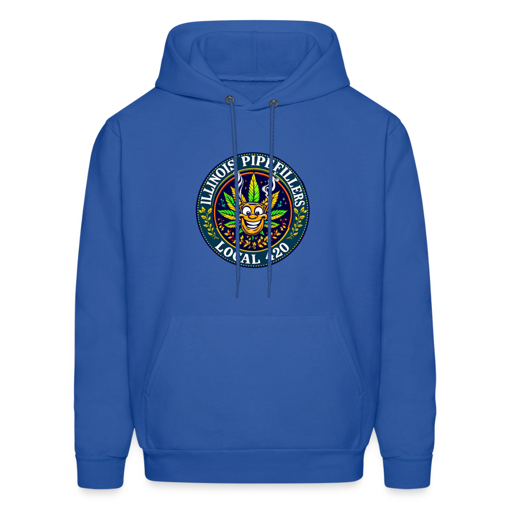 ILLINOIS PIPEFILLERS LOCAL 420 F/B DESIGN Men's Hoodie - royal blue