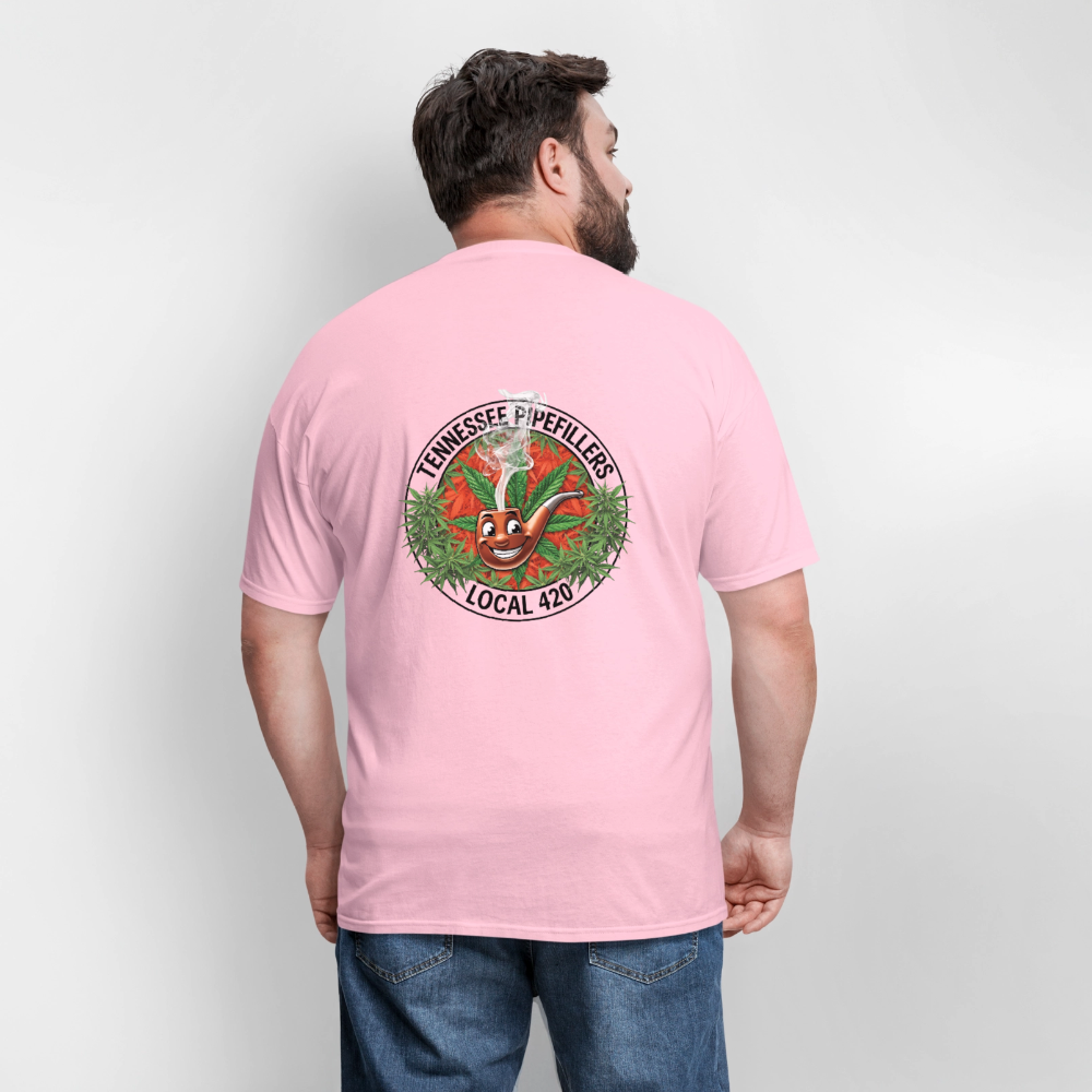 TENNESSEE PIPEFILLERS LOCAL 420 Men's T-Shirt - pink