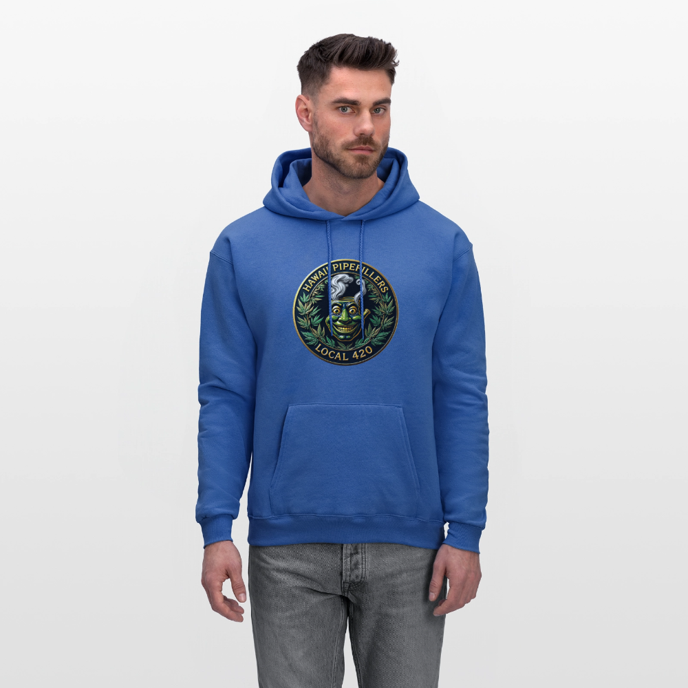 HAWAII PIPEFILLERS LOCAL 420 F/B DESIGN Men's Hoodie - royal blue
