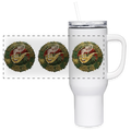 SOUTH DAKOTA PIPEFILLERS LOCAL 420 40oz Stainless Steel Travel Tumbler - white