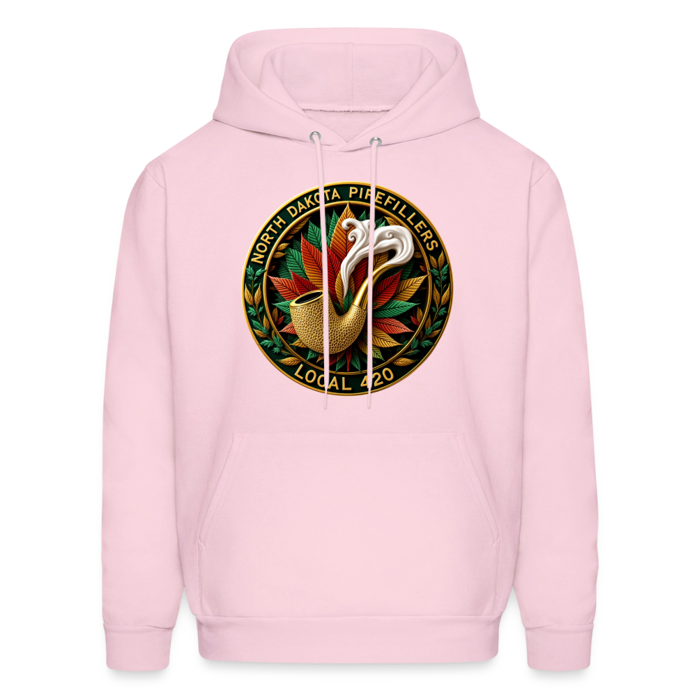 NORTH DAKOTA PIPEFILLERS LOCAL 420 Men's Hoodie - pale pink