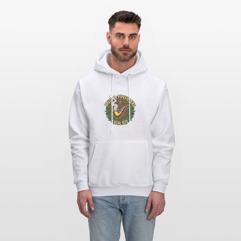 ARIZONA PIPEFILLERS LOCAL 420 Men's Hoodie - white