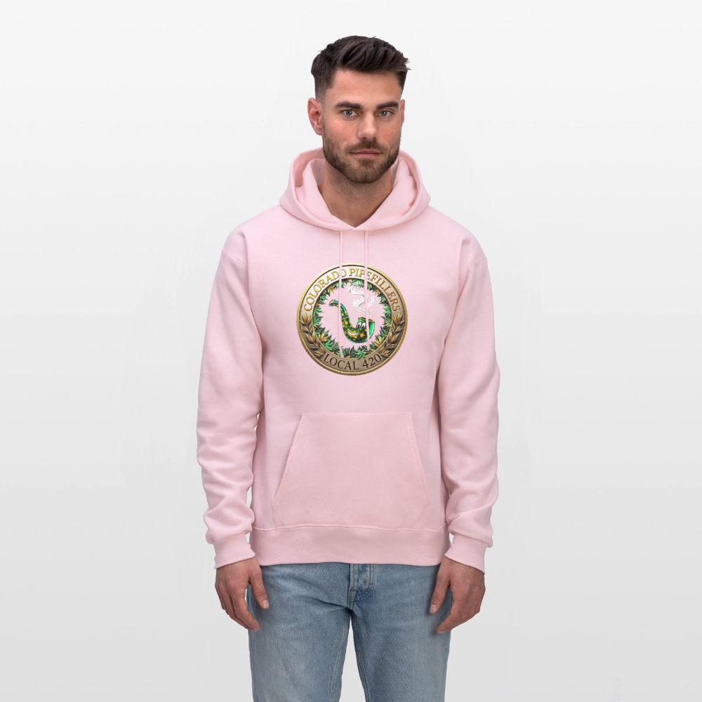COLORADO PIPEFILLERS LOCAL 420 Men's Hoodie - pale pink