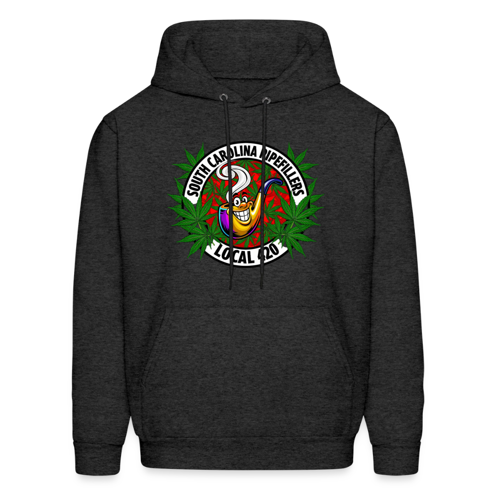 SOUTH CAROLINA PIPEFILLERS LOCAL 420 F/B DESIGN Men's Hoodie - charcoal grey