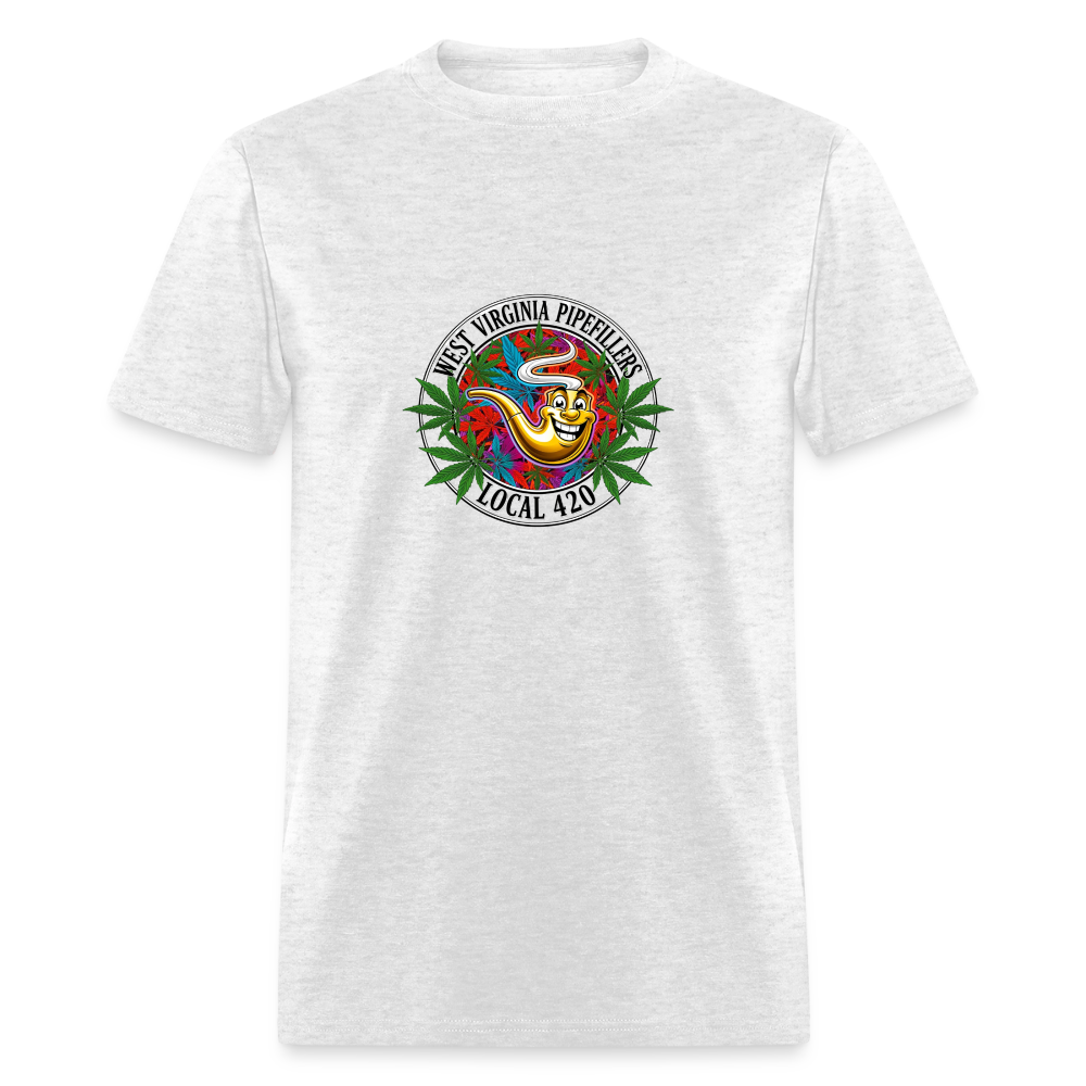 WEST VIRGINIA PIPEFILLERS LOCAL 420 Men's T-Shirt - light heather gray