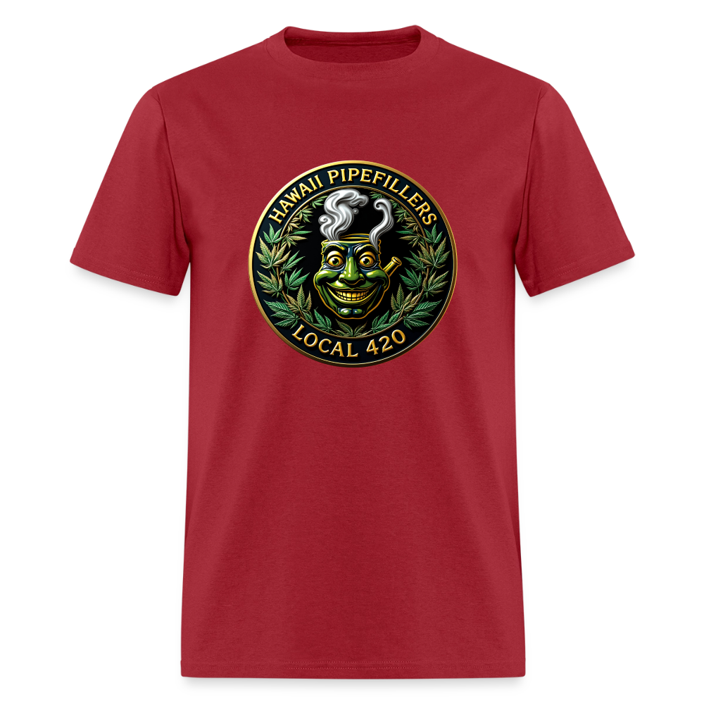 HAWAII PIPEFILLERS LOCAL 420 Men's T-Shirt - true red