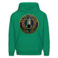 NEW YORK PIPEFILLERS LOCAL 420 F/B DESIGNS Men's Hoodie - kelly green
