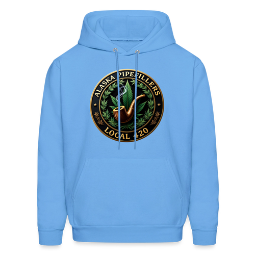 ALASKA PIPEFILLERS LOCAL 420 Men's Hoodie - carolina blue