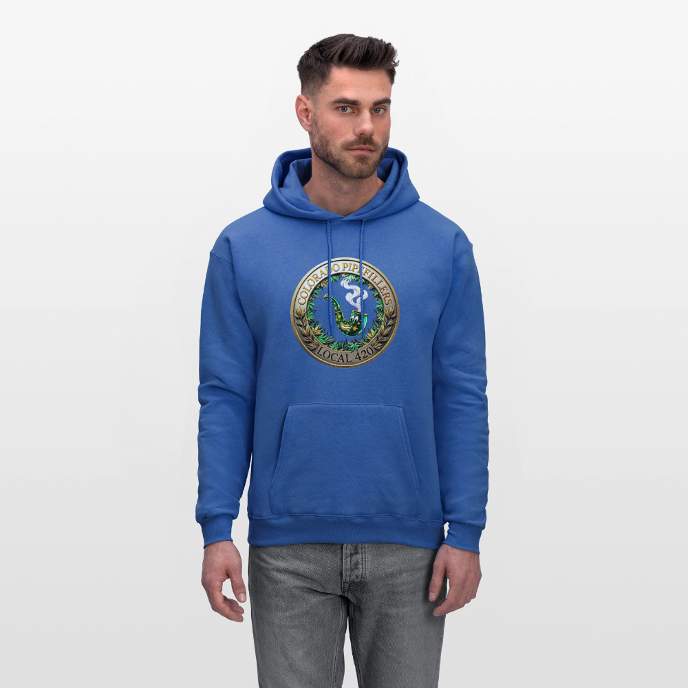 COLORADO PIPEFILLERS LOCAL 420 Men's Hoodie - royal blue
