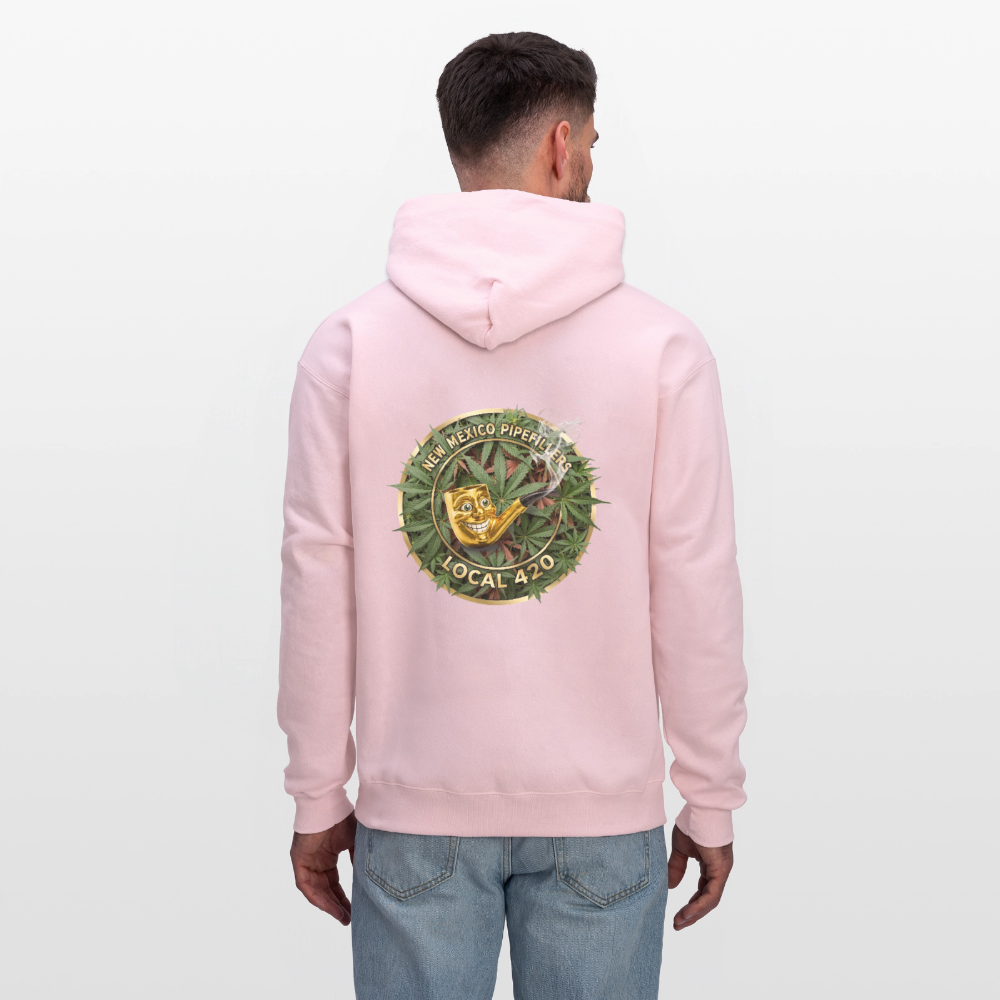 NEW MEXICO PIPEFILLERS LOCAL 420 Men's Hoodie - pale pink