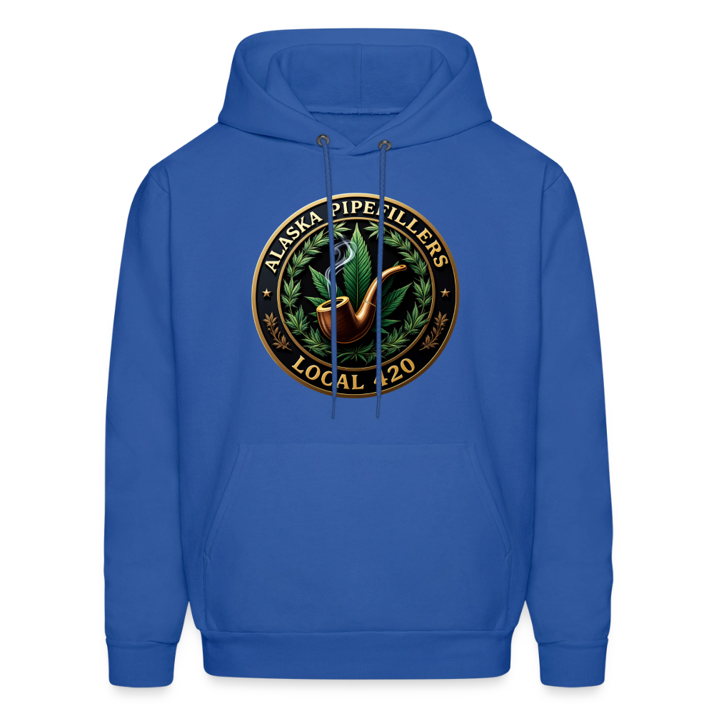 ALASKA PIPEFILLERS LOCAL 420 Men's Hoodie - royal blue