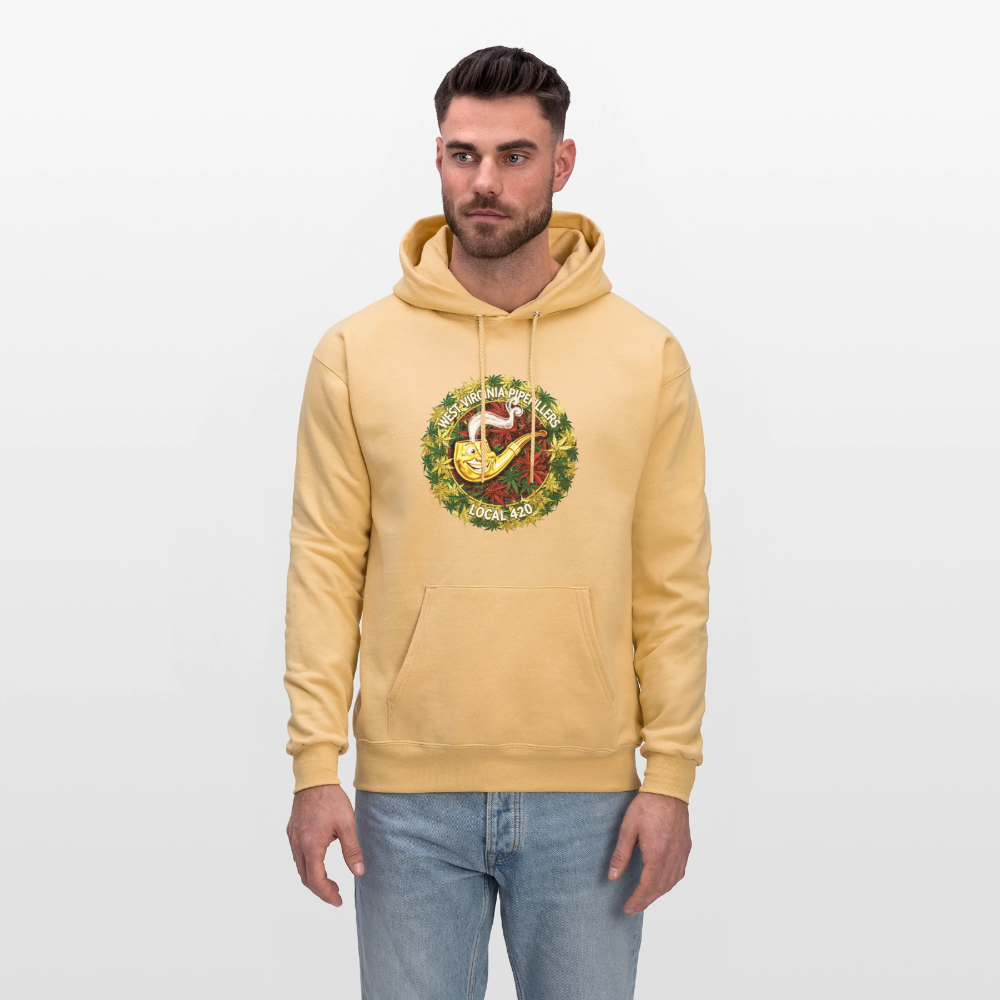 WEST VIRGINIA PIPIEFILLERS LOCAL 420 Men's Hoodie - light gold 