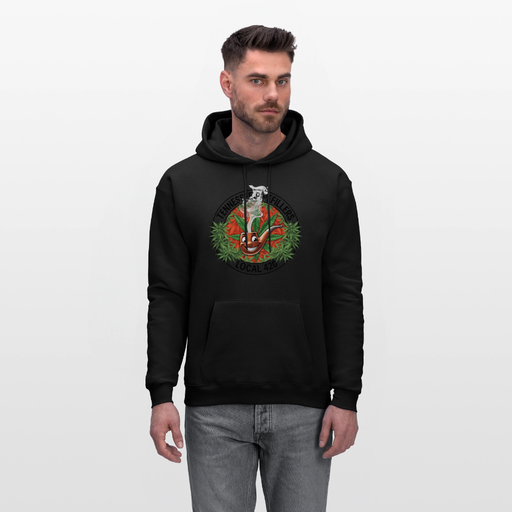 TENNESSEE PIPEFILLERS LOCAL 420 Men's Hoodie - black