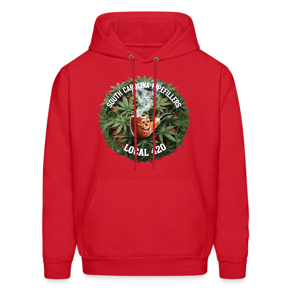 SOUTH CAROLINA PIPEFILLERS LOCAL 420 F/B DESIGN Men's Hoodie - red