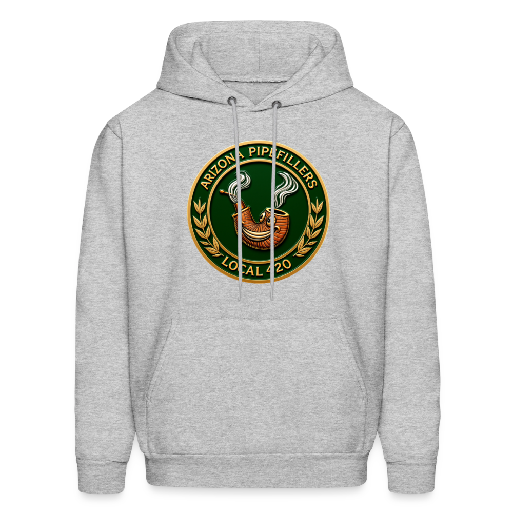ARIZONIA PIPEFILLERS LOCAL 420 F/B DESIGN Men's Hoodie - heather gray