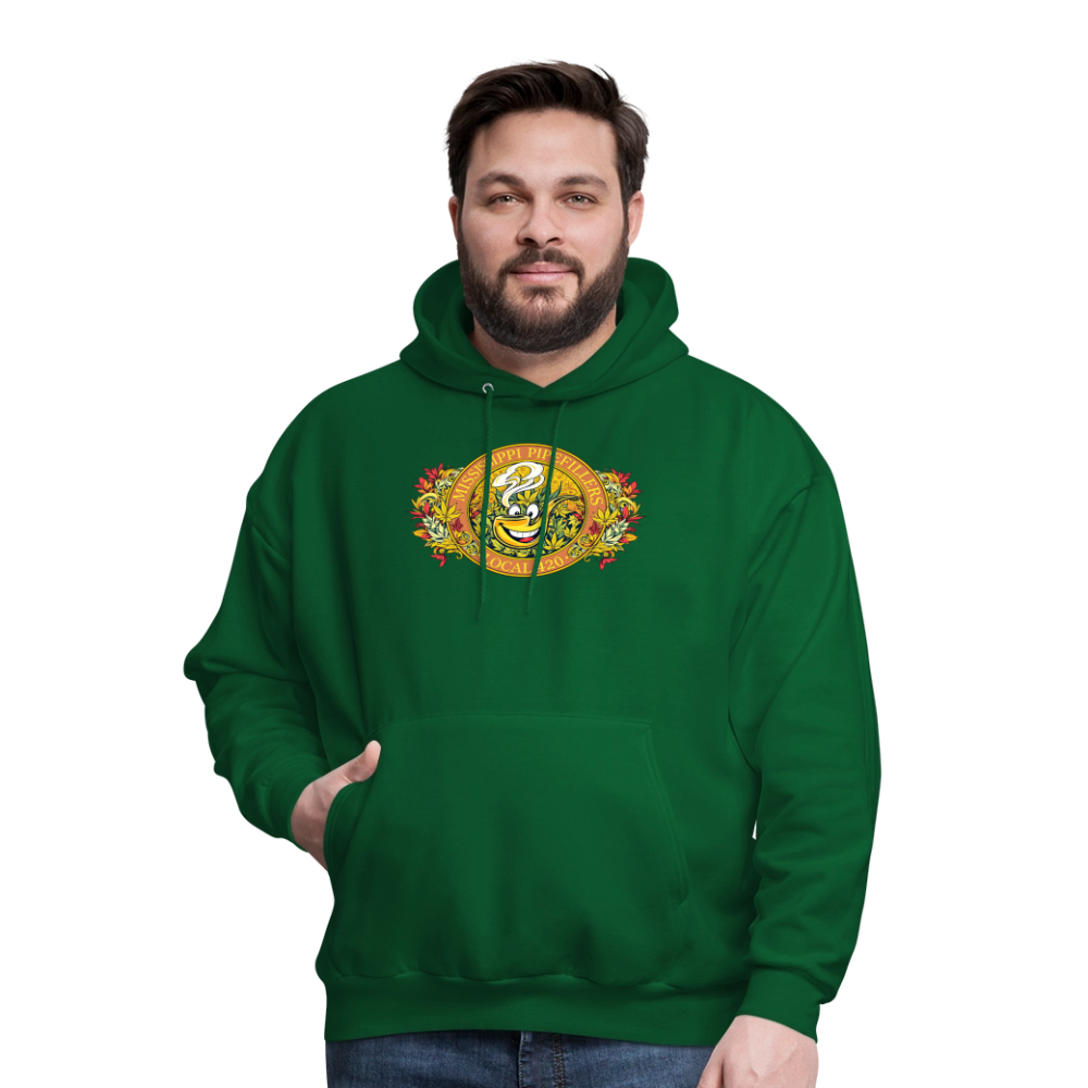 MISSISSIPPI PIPEFILLERS LOCAL 420 F/B DESIGNS Men's Hoodie - forest green