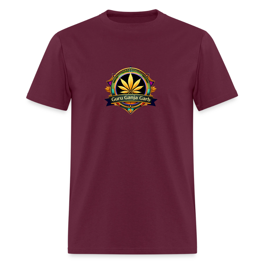 OFFICAL GURU GANJA GARB  GGG Men's T-Shirt - burgundy