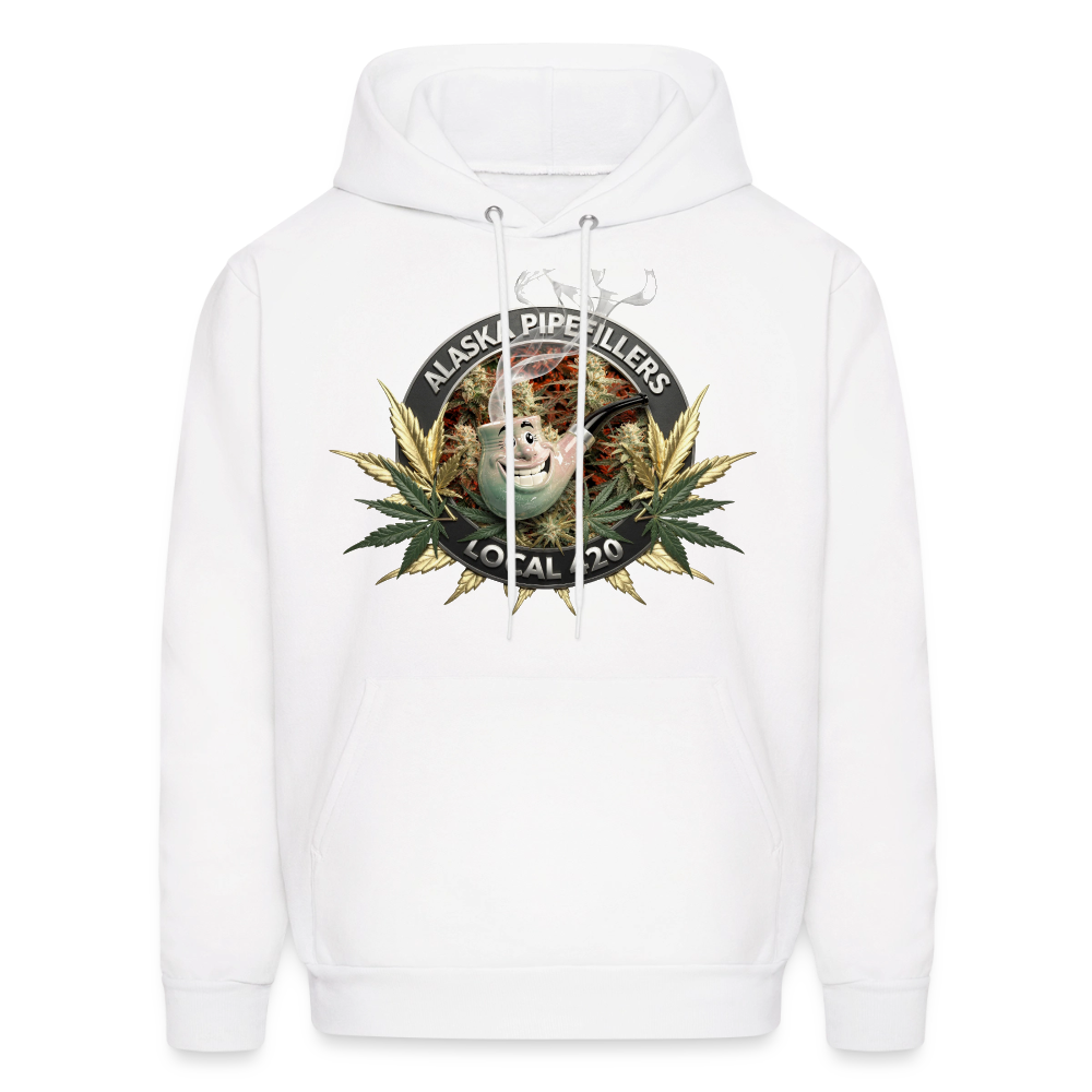 ALASKA  PIPEFILLERS LOCAL 420 F/B DESIGN Men's Hoodie - white