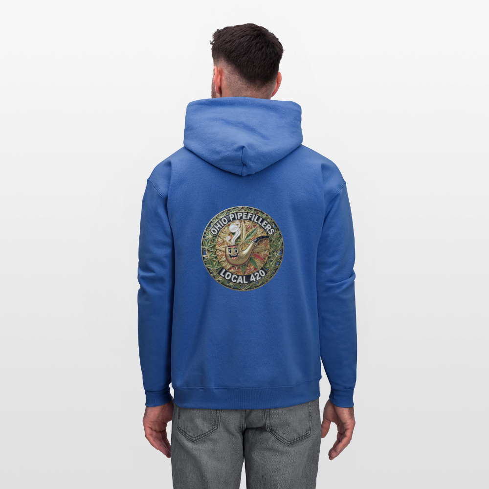 OHIO PIPEFILLERS LOCAL 420  F/B DESIGNS Men's Hoodie - royal blue