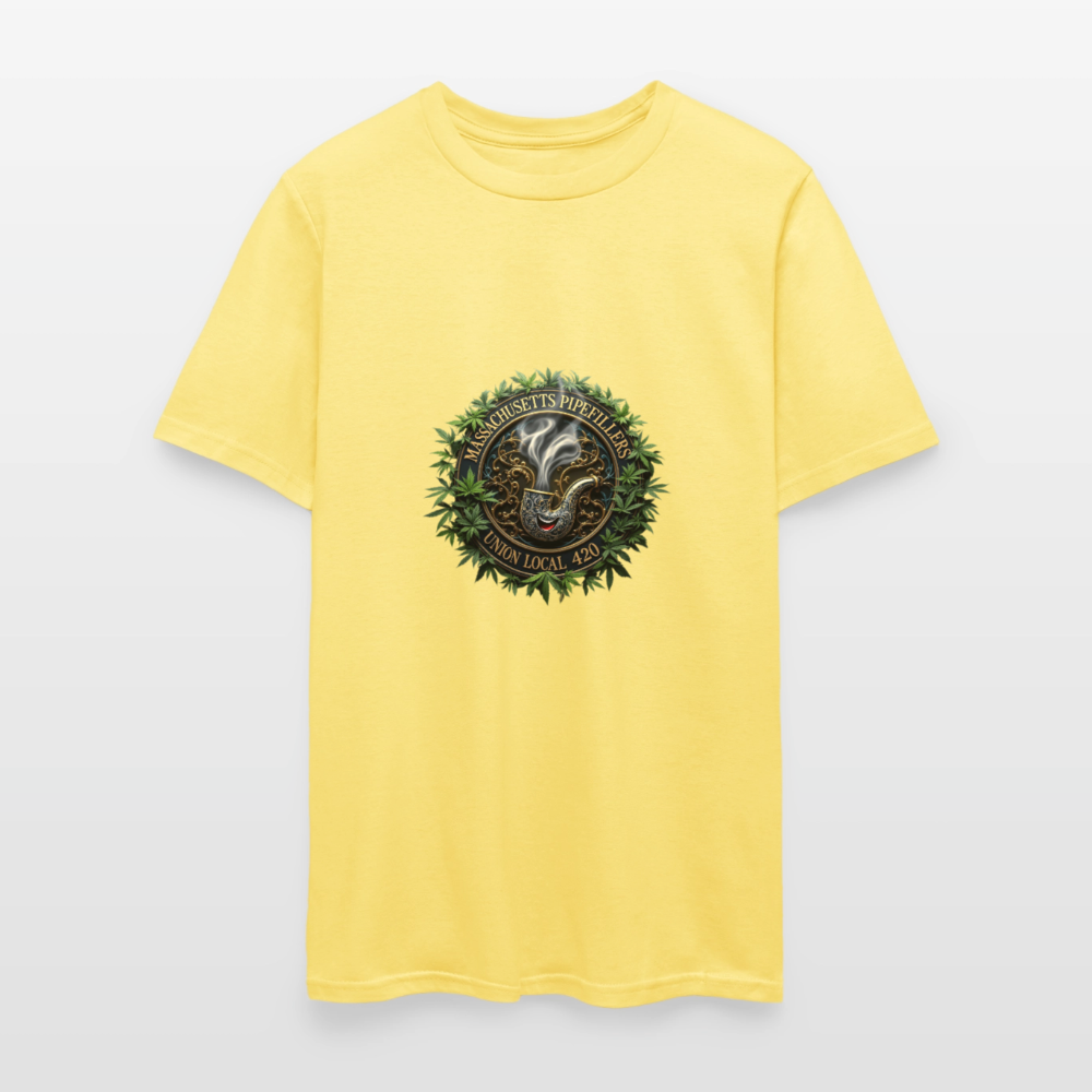 MASSACHUSETTS PIPEFILLERS UNION LOCAL 420 Men's T-Shirt - cornsilk