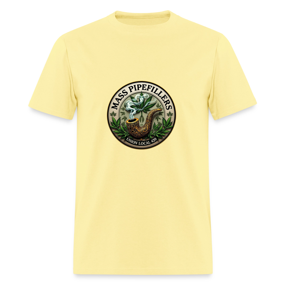 MASS PIPEFILLERS UNION LOCAL 420 Men's T-Shirt - cornsilk
