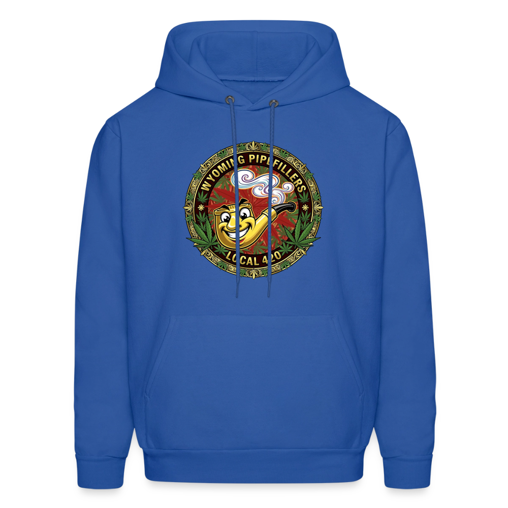 WYOMING PIPEFILLERS LOCAL 420 F/B DESIGN Men's Hoodie - royal blue