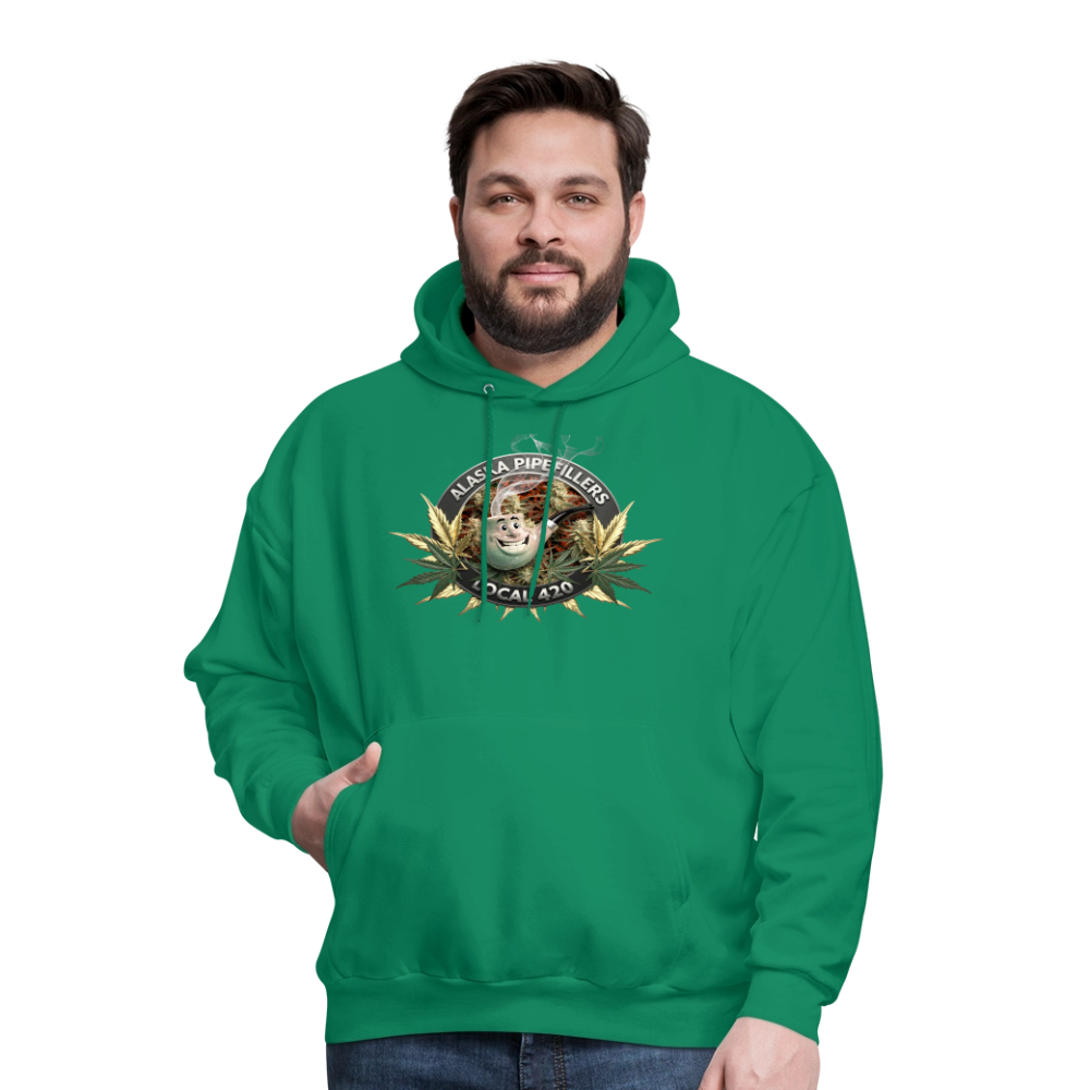 ALASKA  PIPEFILLERS LOCAL 420 F/B DESIGN Men's Hoodie - kelly green